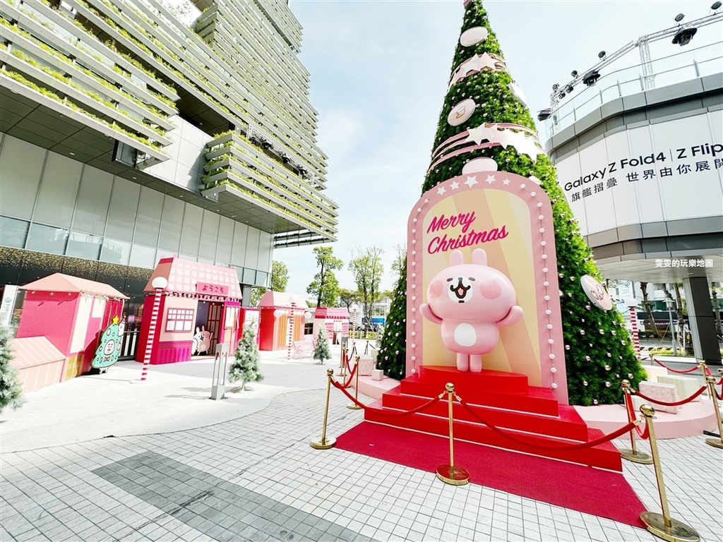 台南。南紡購物中心卡娜赫拉的小動物Pink Wish幸福聖誕節 @雯雯的玩樂地圖